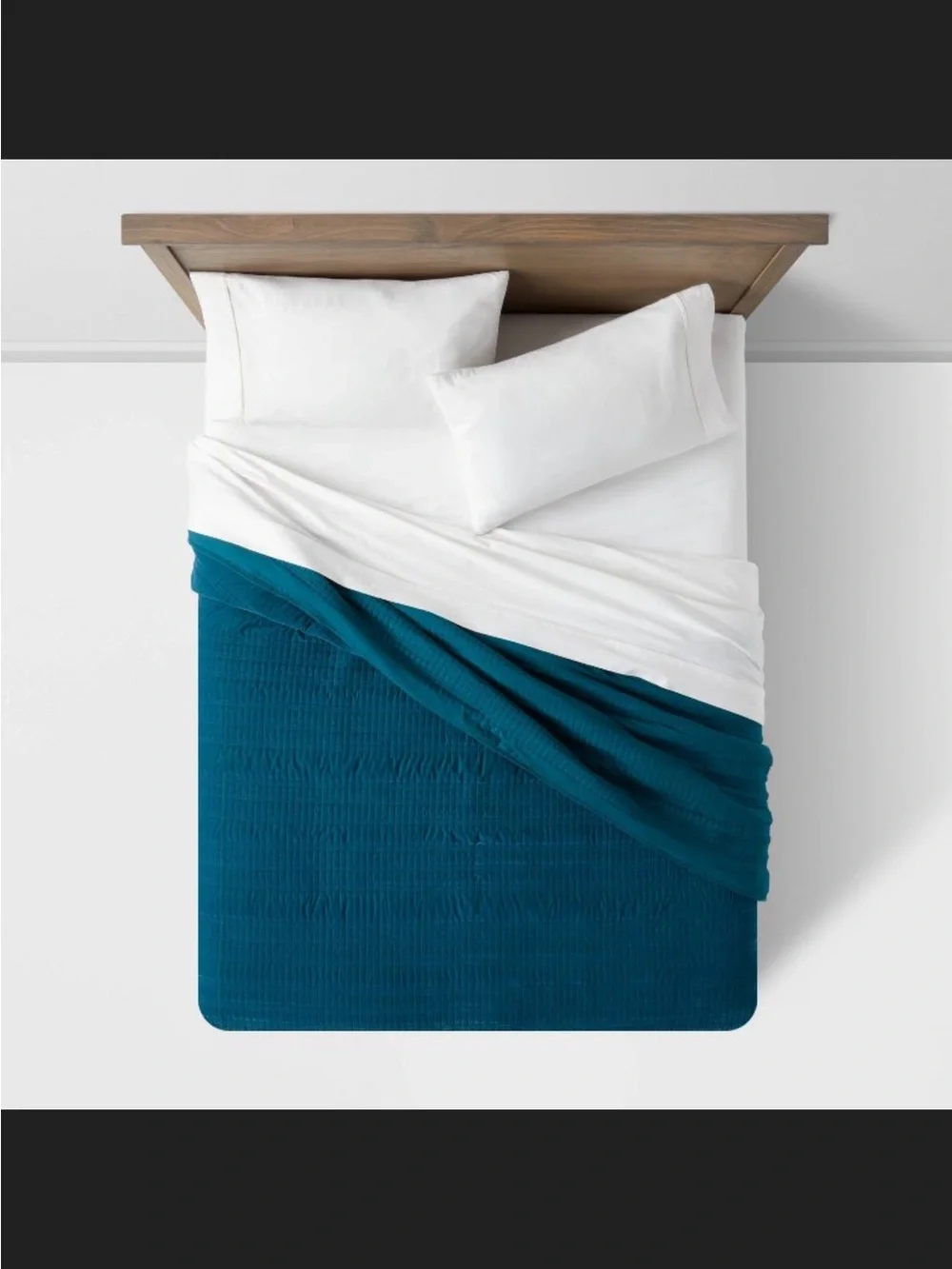 Target Teal Quilted Comforter Set with Matching Shams